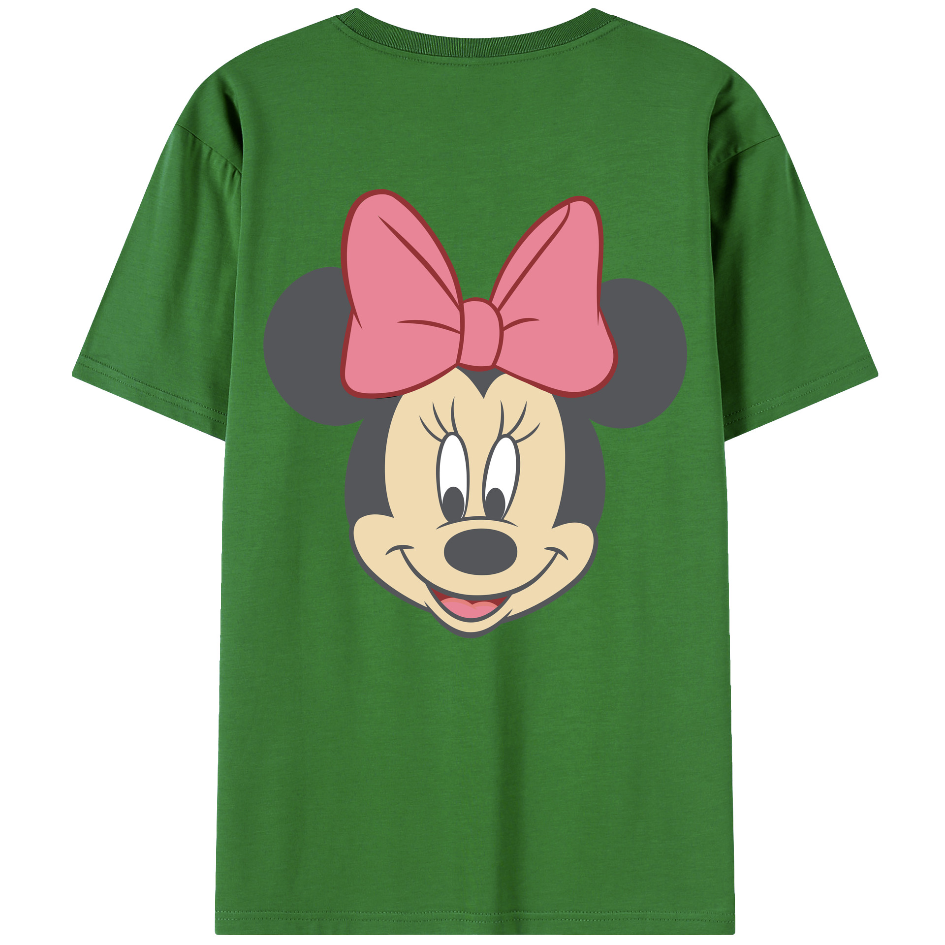 （画像用） ミッキーマウス Mickey Mouse レディース半袖Tシャツ(バックプリント)